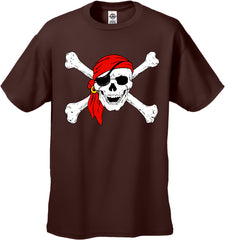 The Jolly Roger Pirate Skull Mens T-Shirt