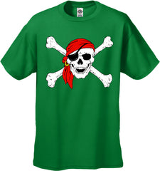 The Jolly Roger Pirate Skull Mens T-Shirt