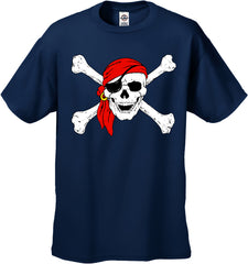 The Jolly Roger Pirate Skull Mens T-Shirt