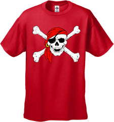 The Jolly Roger Pirate Skull Mens T-Shirt