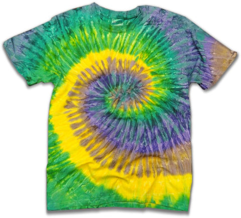 The "Mardi Gras" Tie Dye Mens T-Shirt