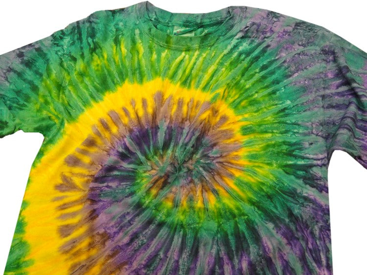 The "Mardi Gras" Tie Dye Mens T-Shirt