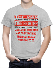 The Nice Firefighter Men's T-Shirt