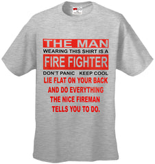 The Nice Firefighter Men's T-Shirt