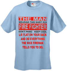 The Nice Firefighter Men's T-Shirt