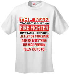 The Nice Firefighter Men's T-Shirt