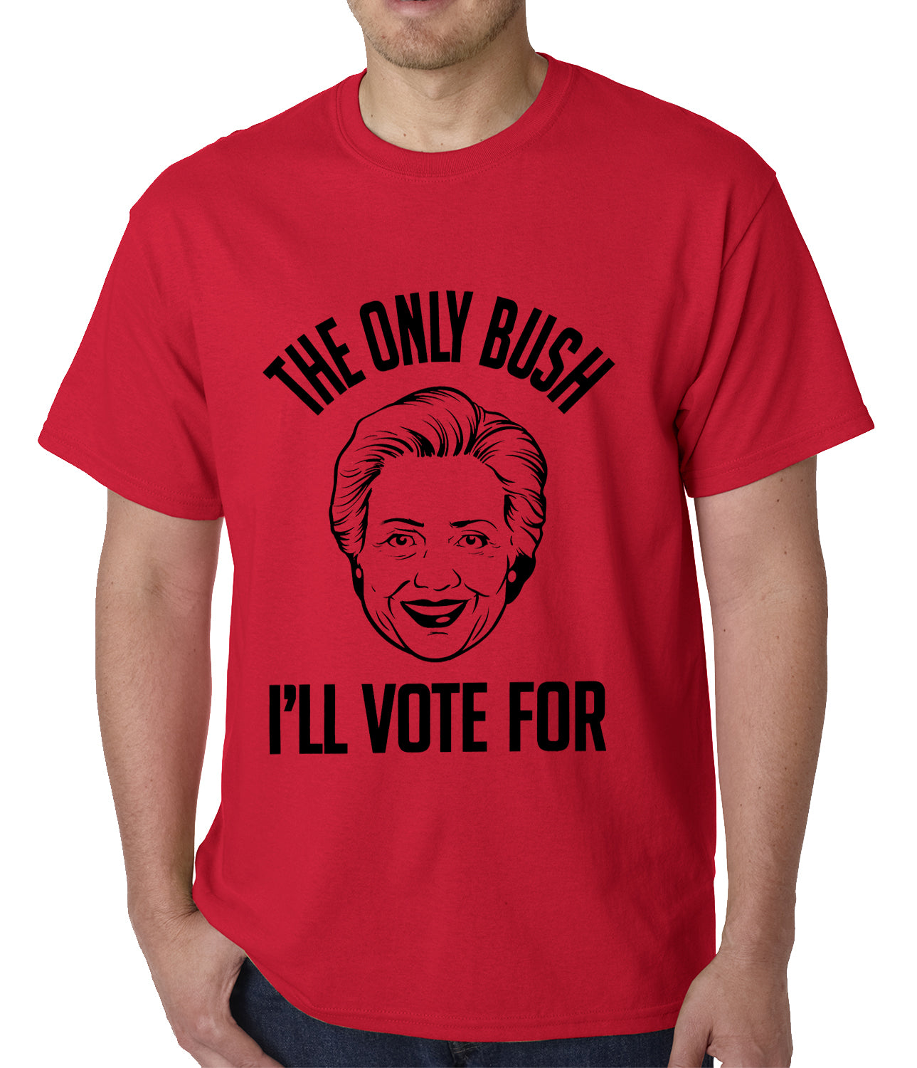 The Only Bush I'm Voting For Mens T-shirt