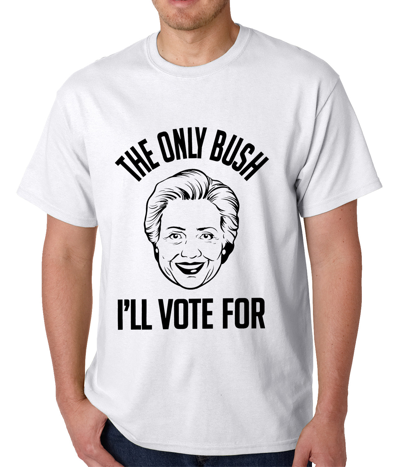 The Only Bush I'm Voting For Mens T-shirt