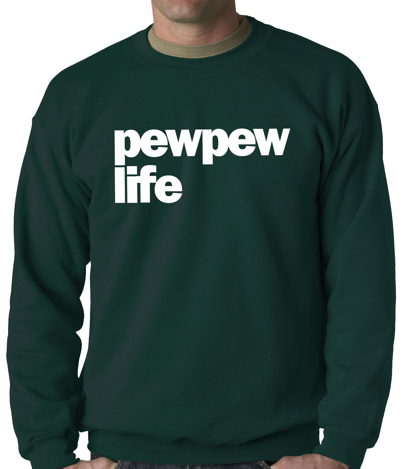 The Pew Pew Life Adult Crewneck
