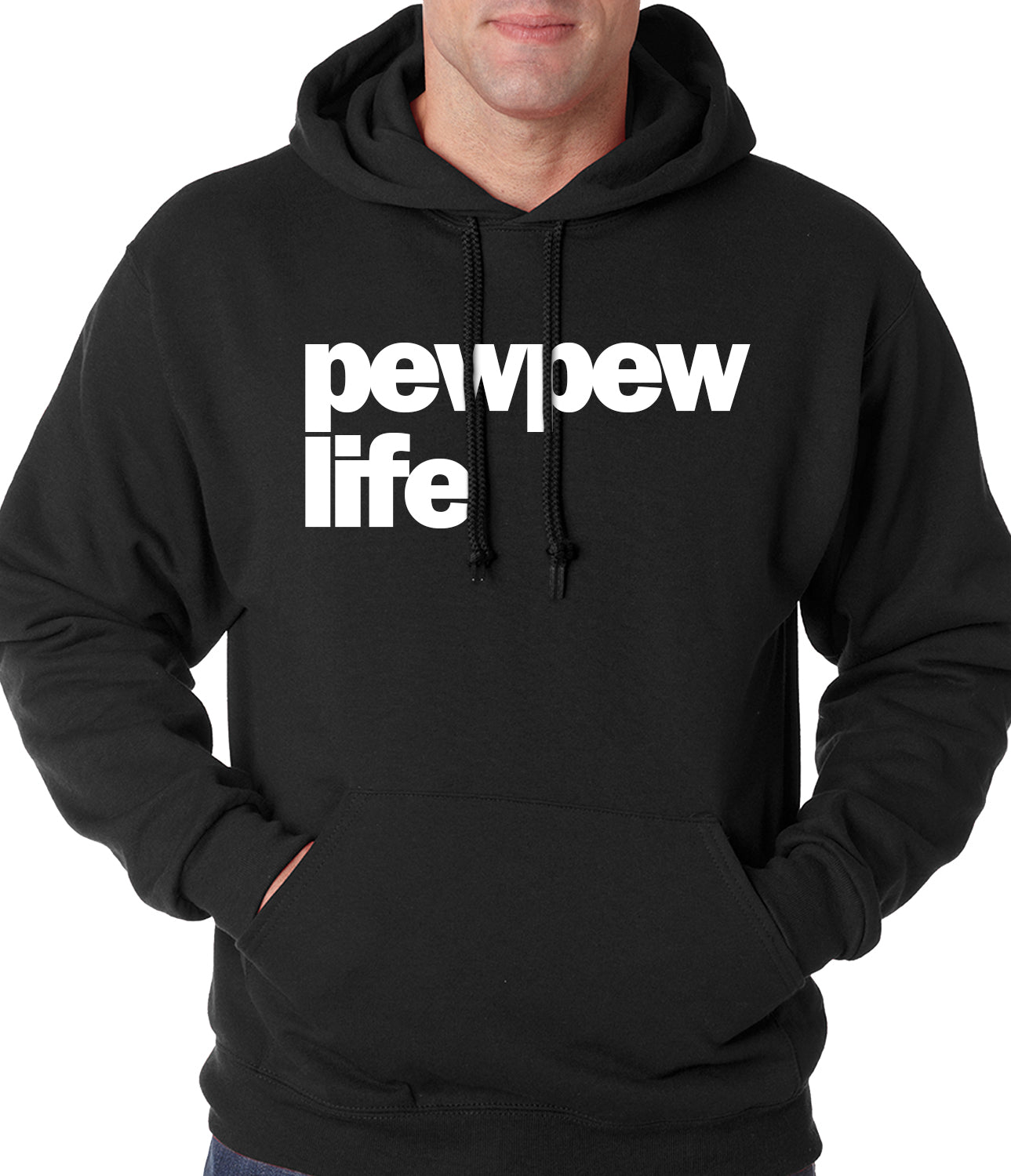 The Pew Pew Life Adult Hoodie