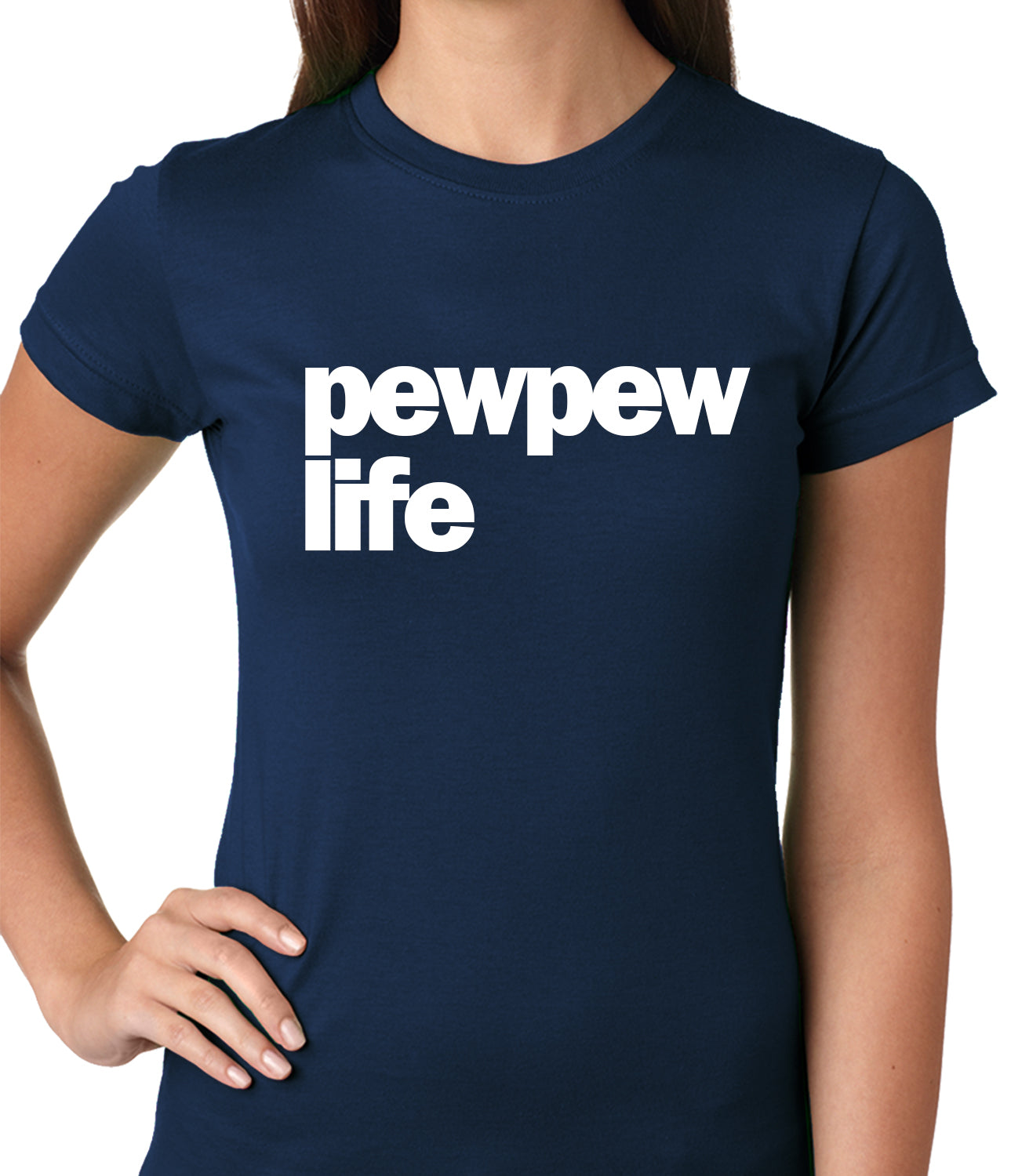 The Pew Pew Life Ladies T-shirt