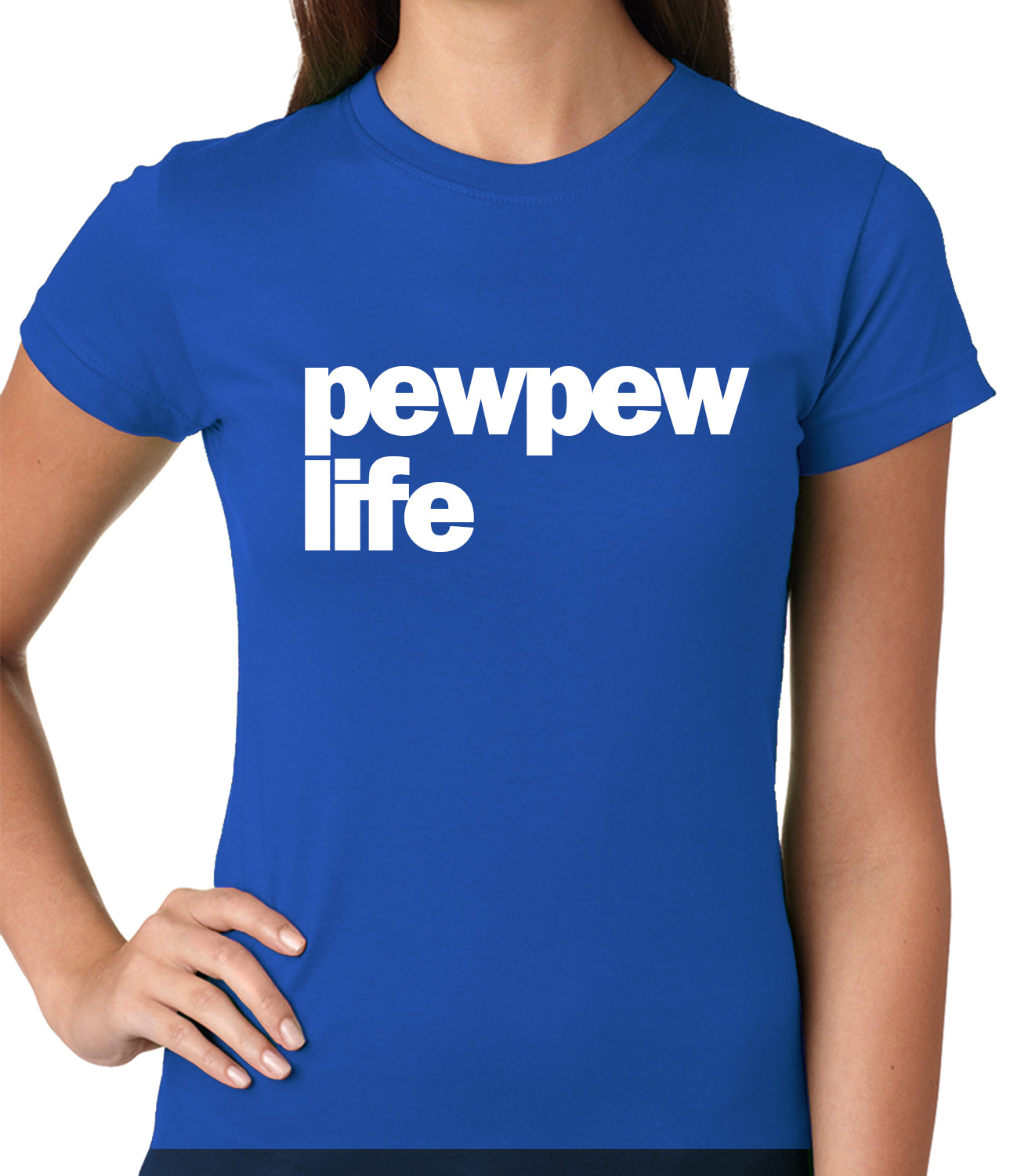 The Pew Pew Life Ladies T-shirt