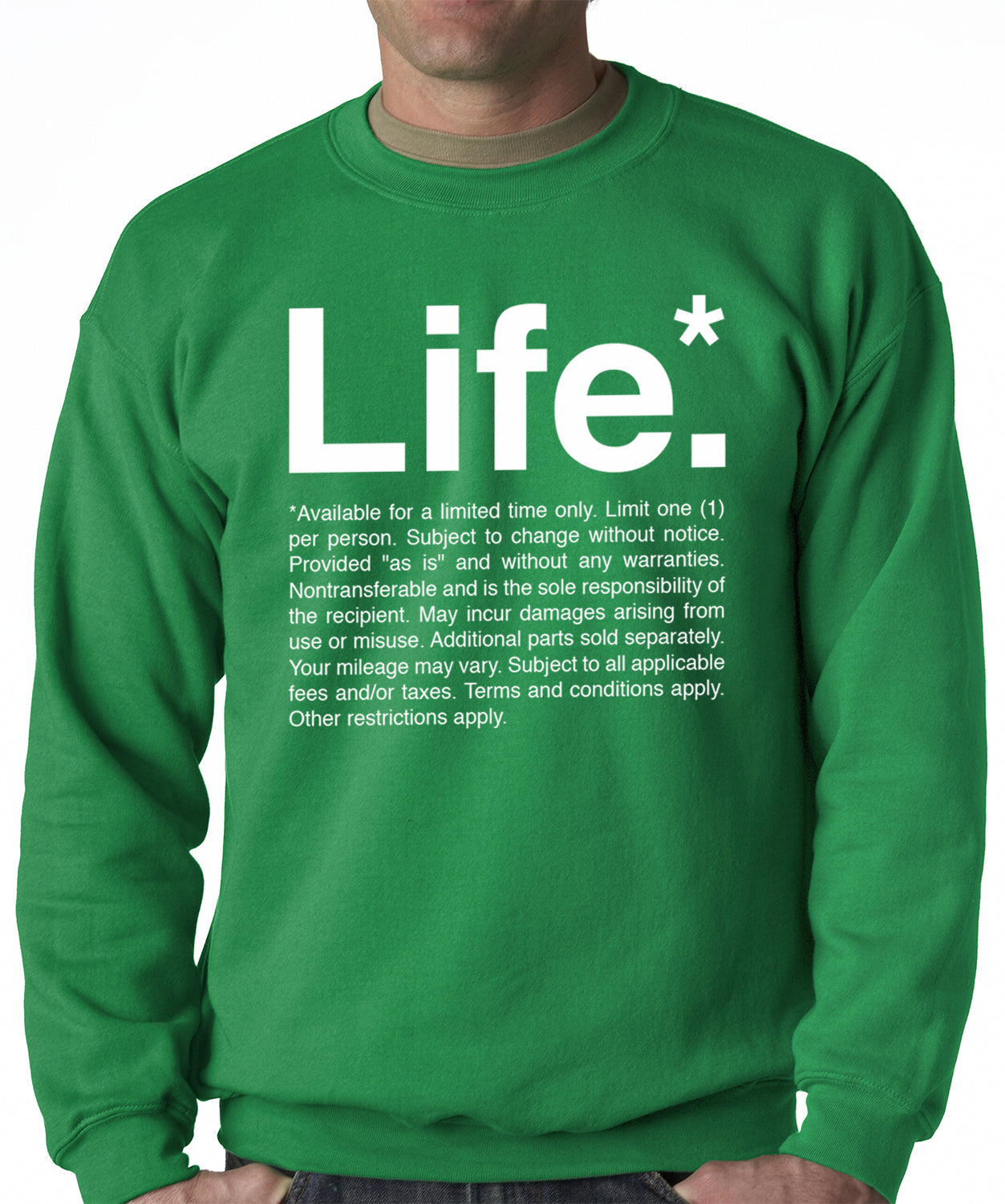 The Terms of Life Adult Crewneck