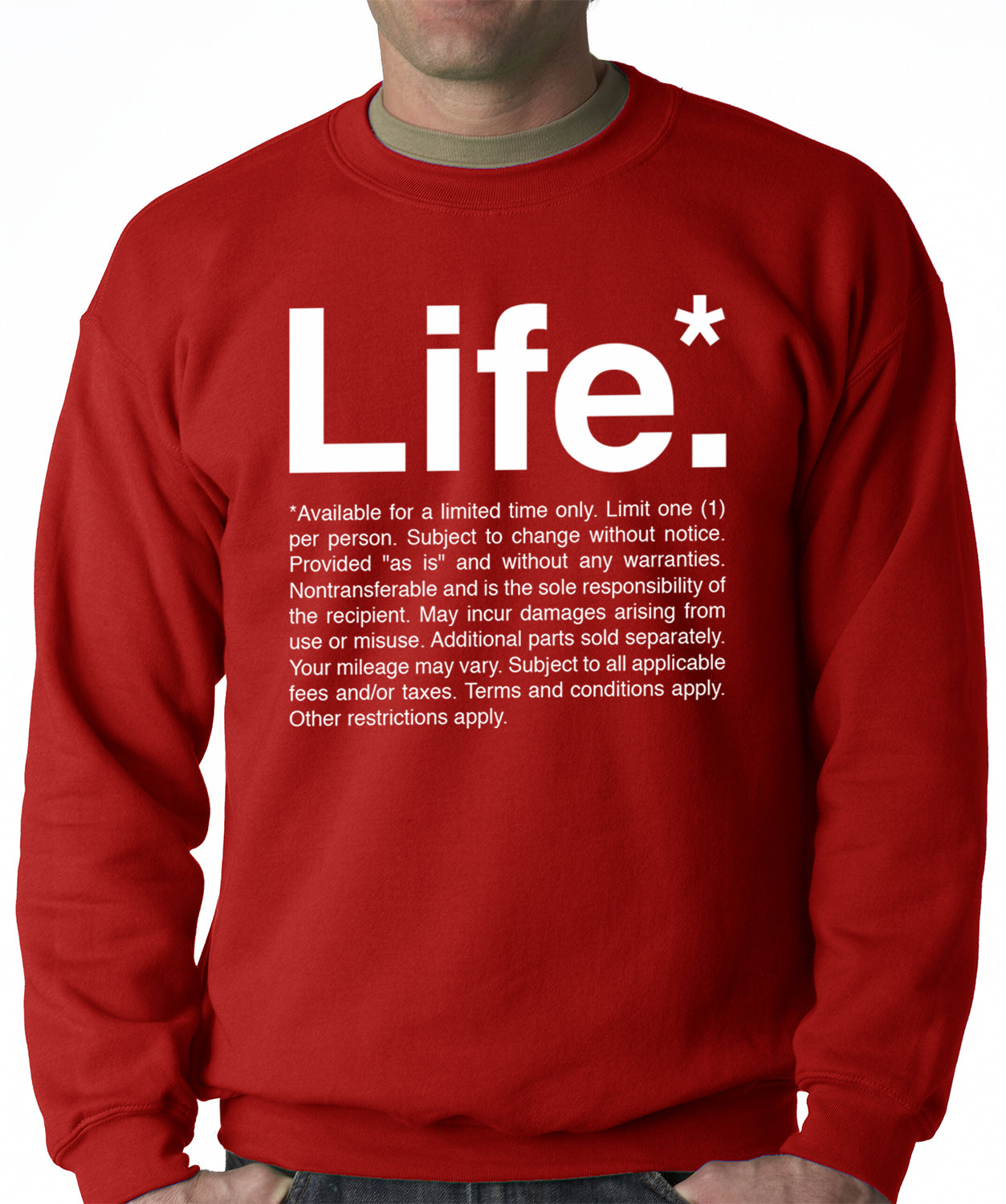 The Terms of Life Adult Crewneck