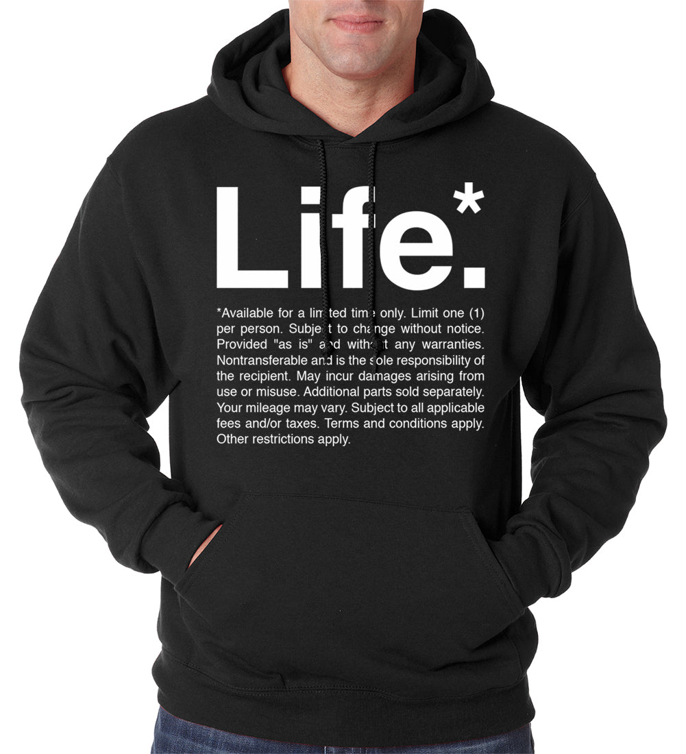 The Terms of Life Adult Hoodie