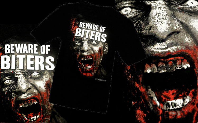 The Walking Dead "Beware of Biters" Men's T-Shirt (Black)