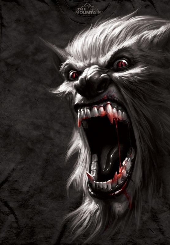 The Werewolf Big Face Men's T-Shirt