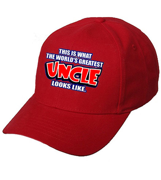 The World's Greatest Uncle Baseball Hat