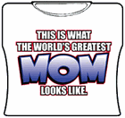 The Worlds Greatest Mom Girls T-Shirt