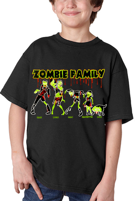 The Zombie Family Kid's T-Shirt 