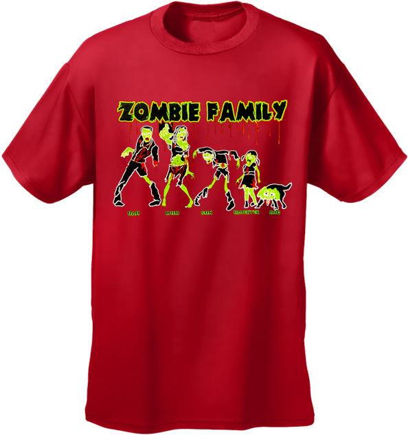 The Zombie Family Kid's T-Shirt