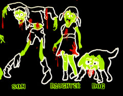 The Zombie Family Kid's T-Shirt