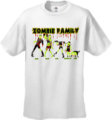 Halloween Tshirt - The Zombie Family Men's T-Shirt