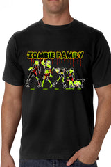 Halloween Tshirt - The Zombie Family Men's T-Shirt 