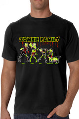 Halloween Tshirt - The Zombie Family Men's T-Shirt