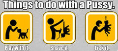 Things to do with Pus*y T-Shirt