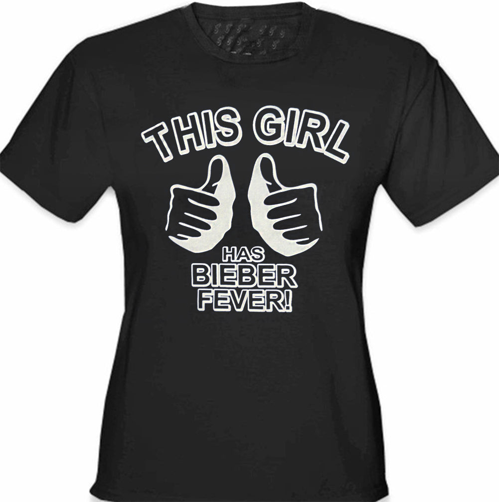 This Girl Has Bieber Fever Girl's T-Shirt