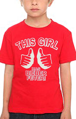 This Girl Has Bieber Fever Kid's T-Shirt