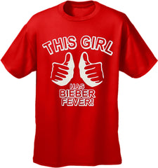 This Girl Has Bieber Fever Kid's T-Shirt