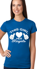 This Girl Loves Her Royals Girls T-shirt