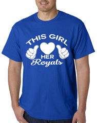 This Girl Loves Her Royals Mens T-shirt