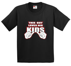 This Guy Loves His Kids Men's T-Shirt