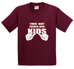 This Guy Loves His Kids Men's T-Shirt