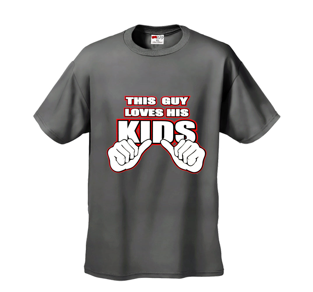 This Guy Loves His Kids Men's T-Shirt