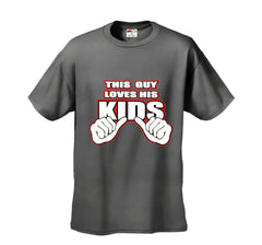 This Guy Loves His Kids Men's T-Shirt
