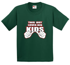 This Guy Loves His Kids Men's T-Shirt