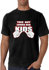 This Guy Loves His Kids Men's T-Shirt