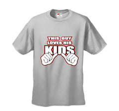 This Guy Loves His Kids Men's T-Shirt