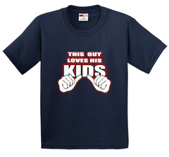 This Guy Loves His Kids Men's T-Shirt