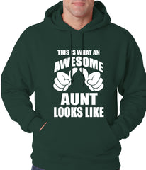 This Is What An Awesome Aunt Looks Like Adult Hoodie
