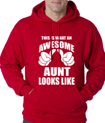 This Is What An Awesome Aunt Looks Like Adult Hoodie