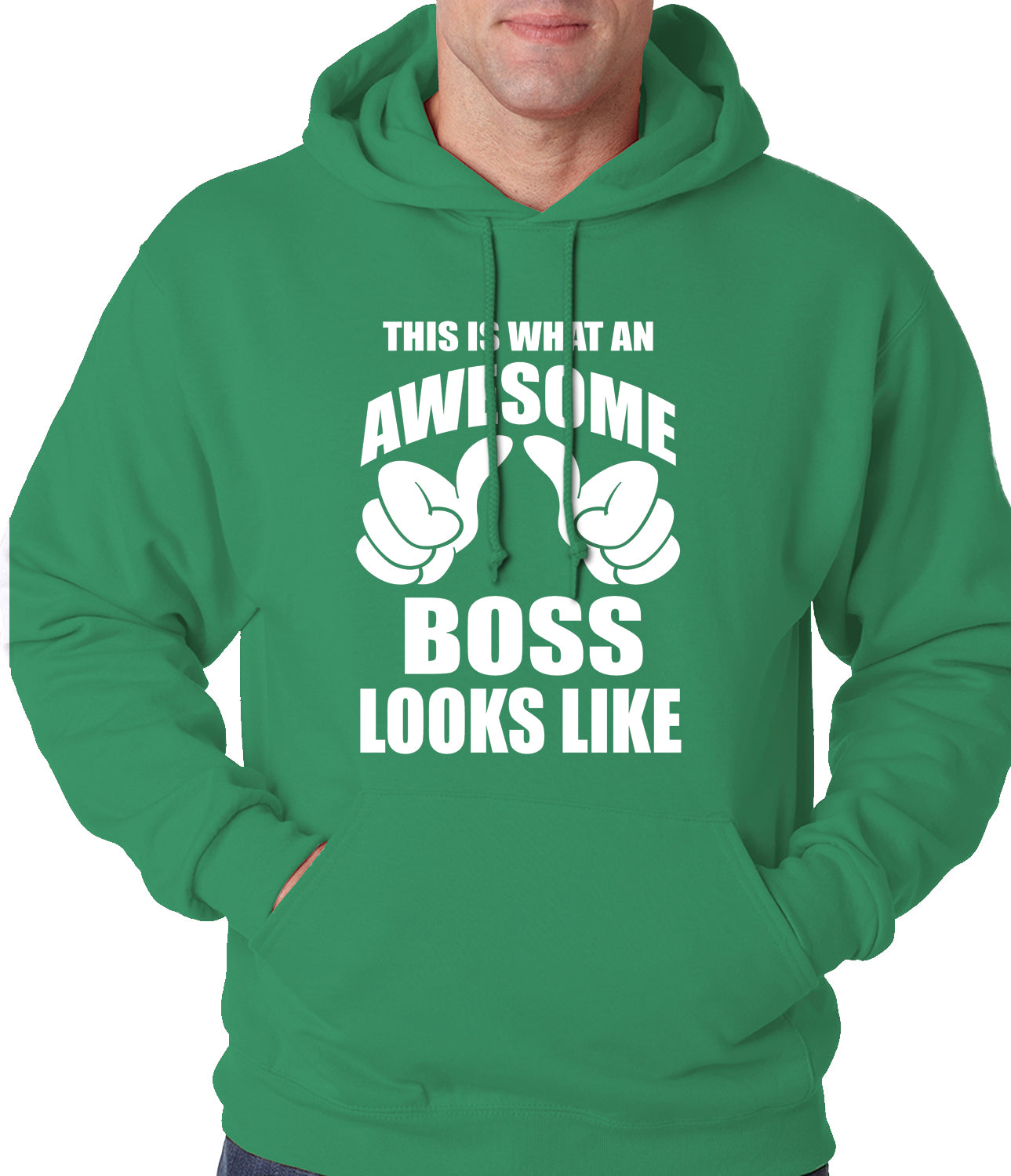 This Is What An Awesome Boss Looks Like Adult Hoodie