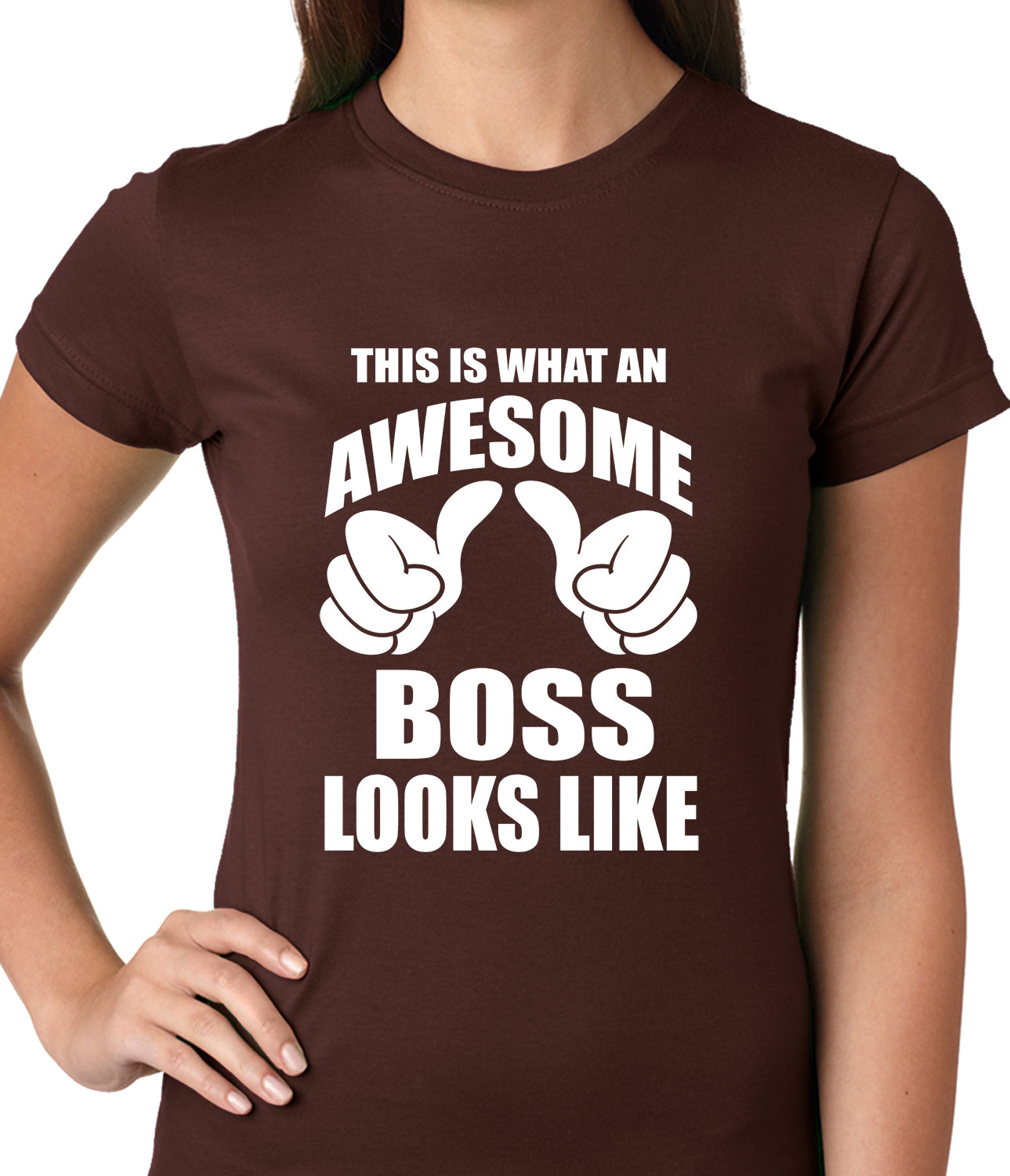 This Is What An Awesome Boss Looks Like Ladies T-shirt