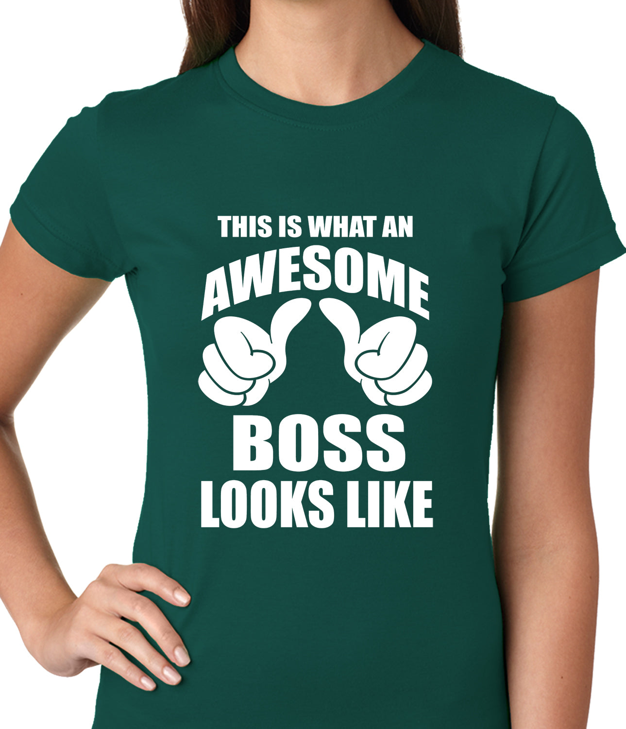 This Is What An Awesome Boss Looks Like Ladies T-shirt