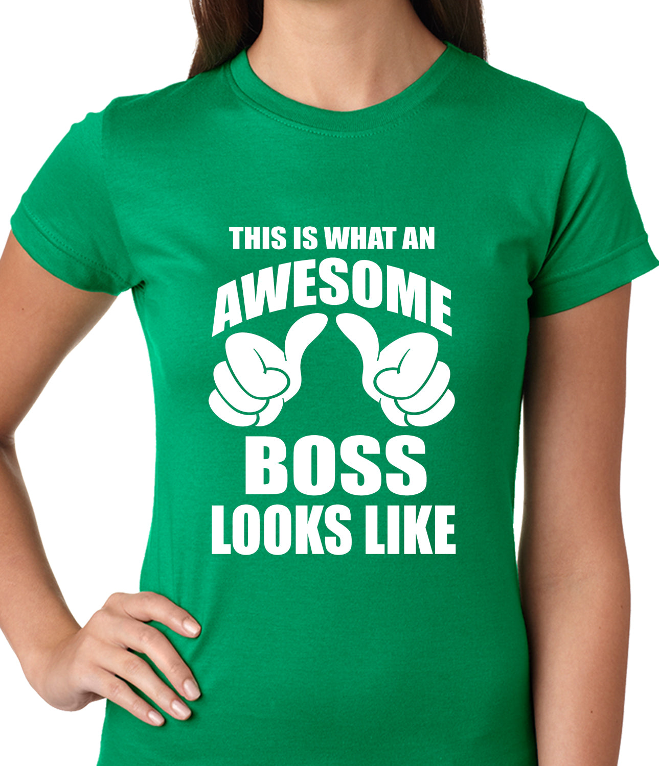 This Is What An Awesome Boss Looks Like Ladies T-shirt