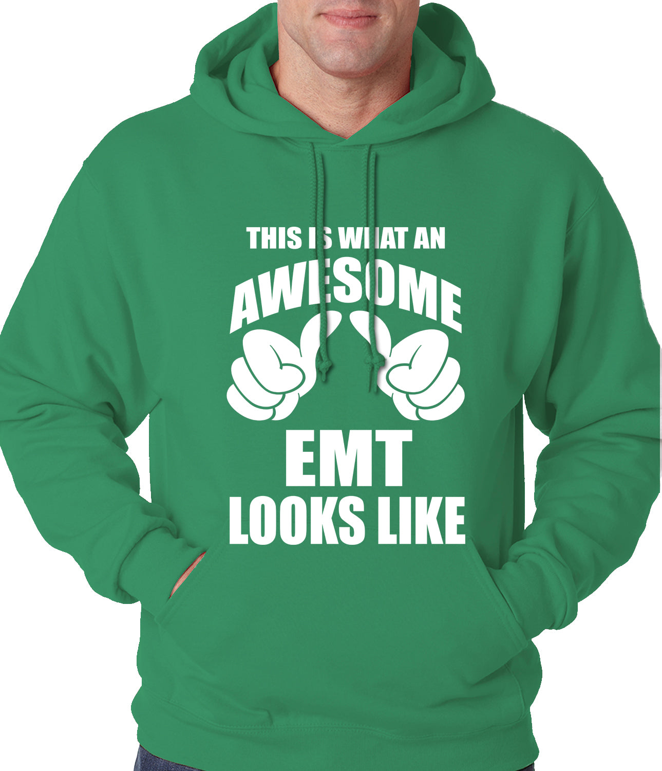 This Is What An Awesome EMT Looks Like Adult Hoodie